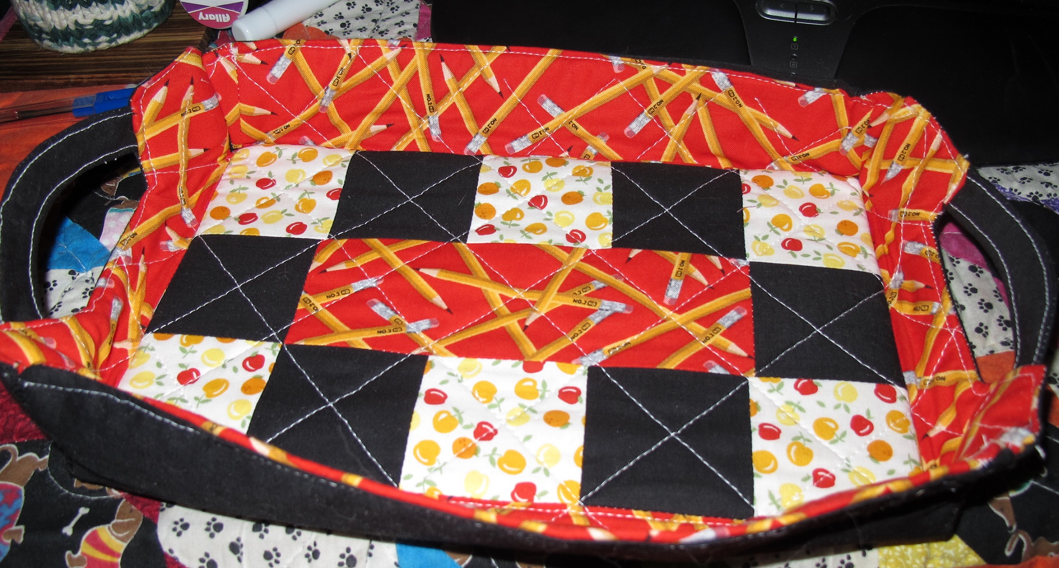 Tray for classroom pencils ... for my sister.